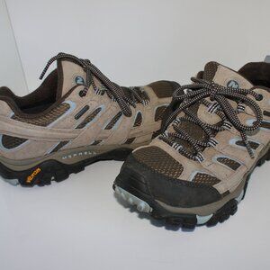 Merrell Women's Moab 2 J99776 Brown Waterproof Hiking Shoes Sneakers Size 9.5